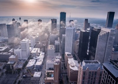 The skyline of Houston, Texas