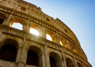 The Coliseum in Rome, Italy